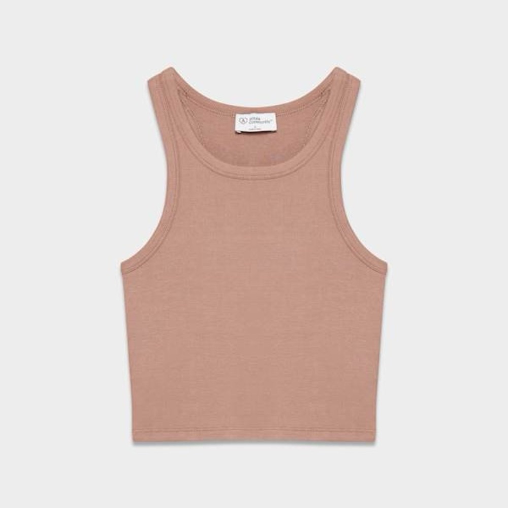Aritzia Honor Tank in Chocolate Sorbet Tank Top